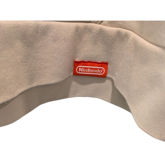 Nintendo Mario Coin Hoodie New York Store Exclusive Tan Medium Unisex Pullover - Picture 6 of 12